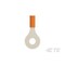 Te Connectivity Ring Terminal, #10 Stud Size, 1.42 mm², Bare Insulated, Orange 184204-1 - alternate 3